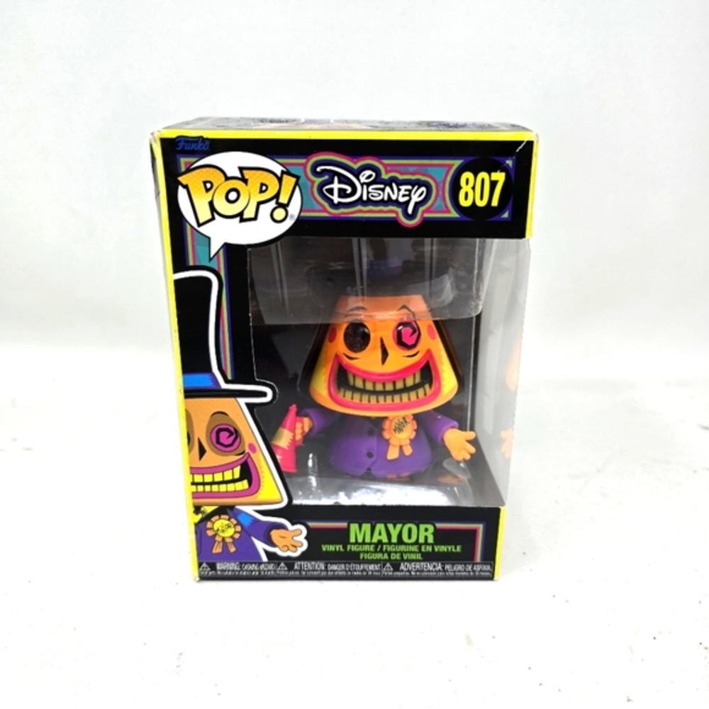 Funko Pop! Disney The Nightmare‎ Before Christmas: Mayor #807 Blacklight New.